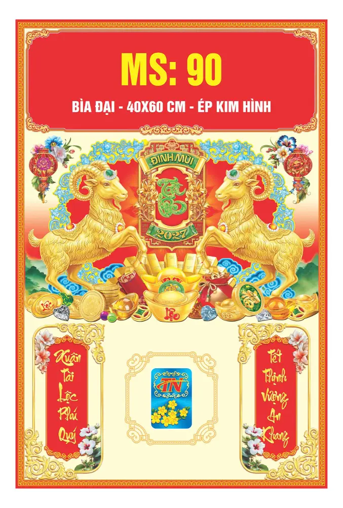 Mẫu Bìa Đại 40x60cm Mã MS: 88-93