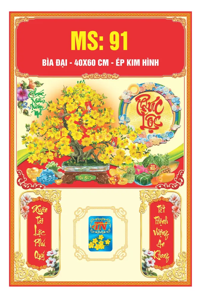 Mẫu Bìa Đại 40x60cm Mã MS: 88-93