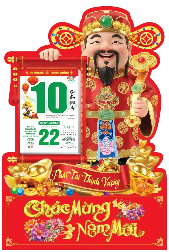Lịch Tết Lộc Phát