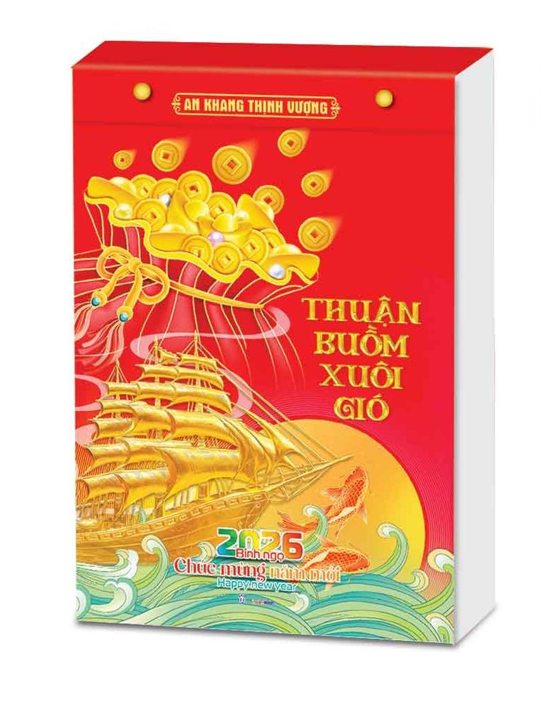 Lịch bloc đại lỡ 13x19cm