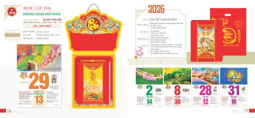 In lịch tết TD 08